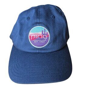 PING 201 Ladies Iconic Hat in Navy Blue One Size Fits Most New With Tags!